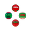 KONG Holiday Occasions Balls 4 Pack 🎄 Christmas Dog Toy