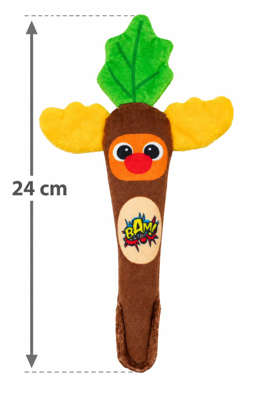 BAM! Rudolph Carrot Kicker 🦌 Christmas Catnip Toy by James & Steel
