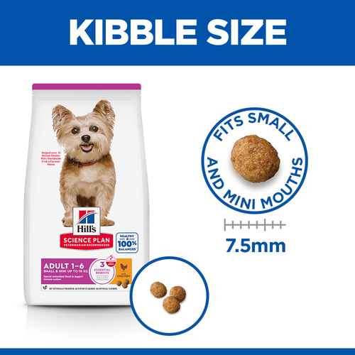 Hill's Science Plan Mini Adult Chicken 🐔 Small Breed Dry Dog Food