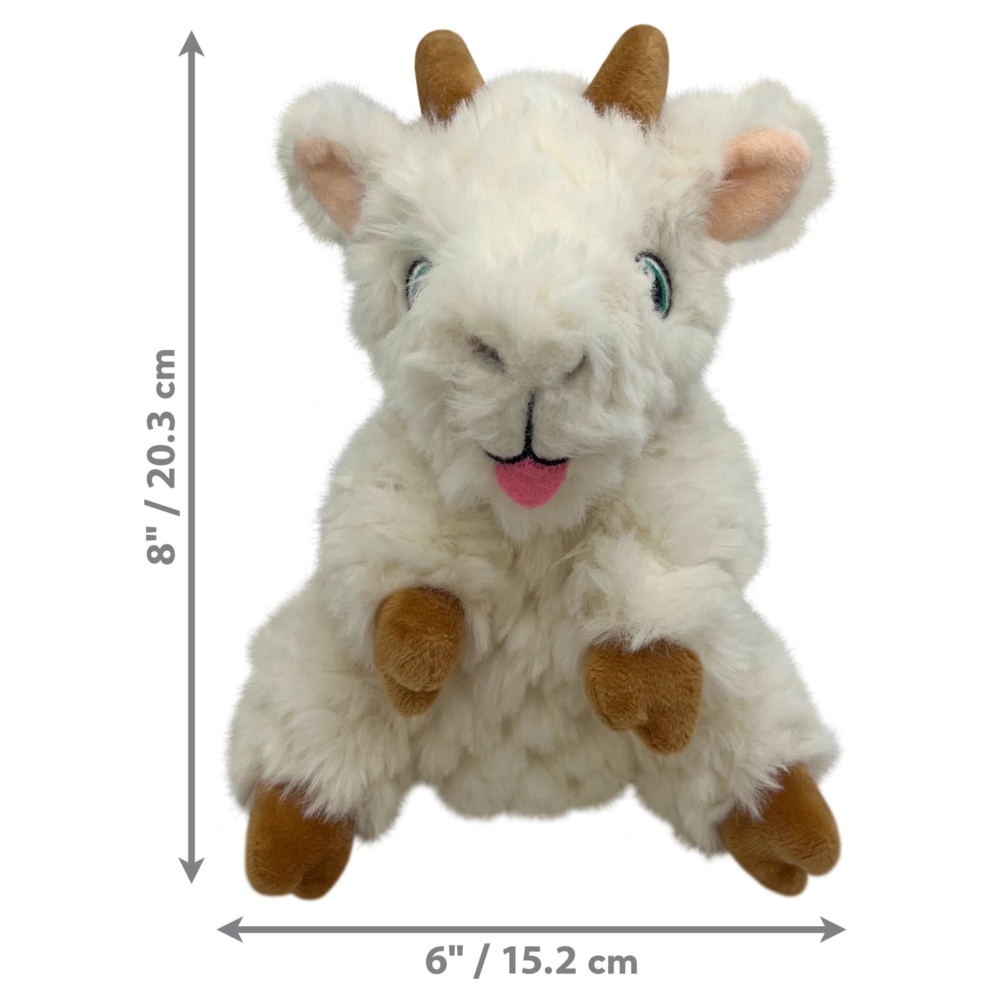 KONG Comfort Tykes Gosling, Cow & Goat Designs Available | Soft Toy for Small Dogs