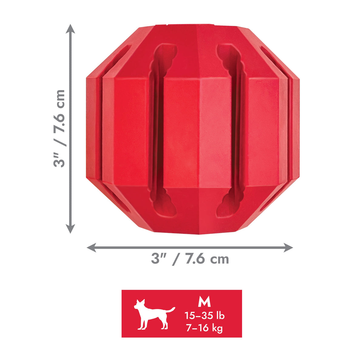 KONG Stuff A Ball Holiday Medium 🎄 Christmas Dog Toy
