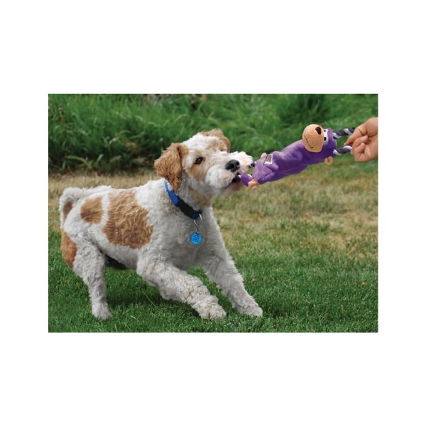KONG Tugger Knots | Rope & Plush Tug Dog Toy