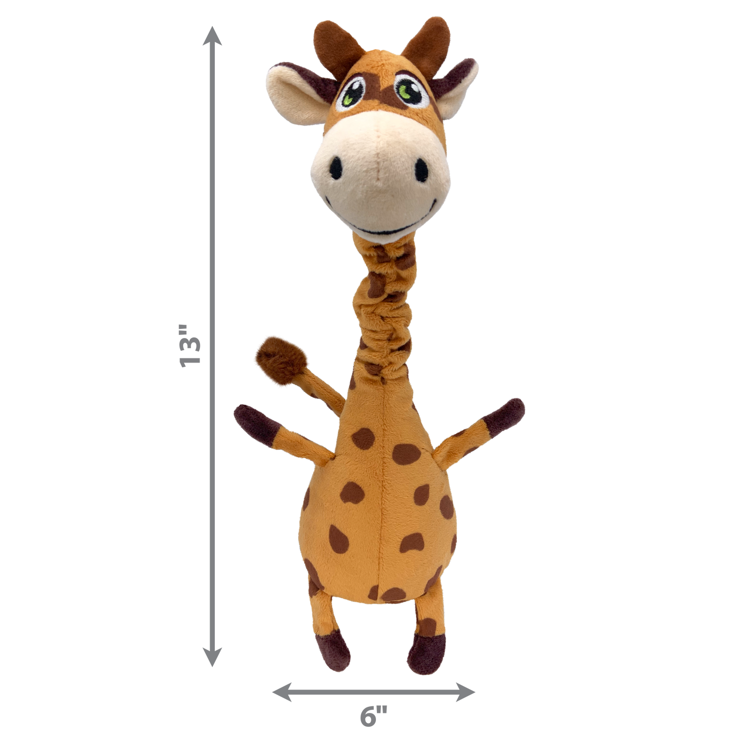 KONG Shakers Bobz Giraffe | Soft Dog Toy