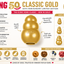 KONG Classic Limited Edition GOLD | 50th Anniversary Enrichment Dog Toy