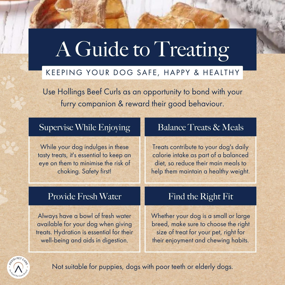 Hollings Curls for Dogs 🐮 100% Natural Beef Treats