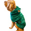 Dog green teddy bear drying robe towel
