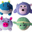 GOR Pets Soft Ball Monkey | Plush Squeaky Dog Toy (19cm)