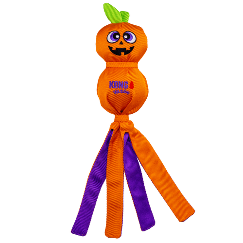 KONG Ballistic Jack-O-Lantern Halloween Wubba