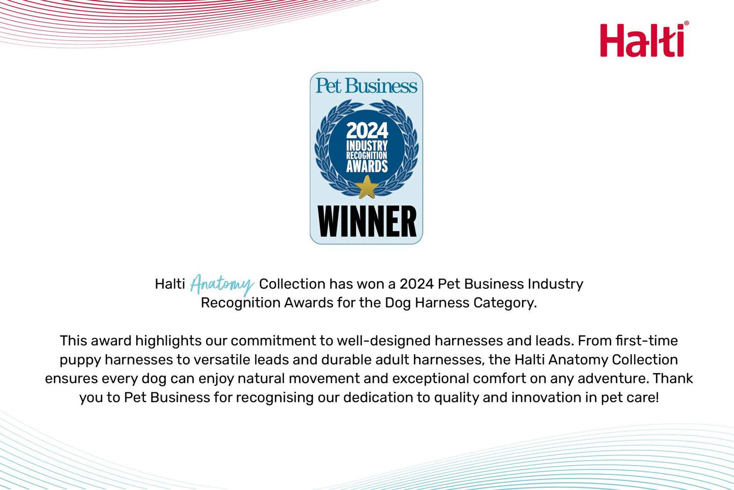Halti Anatomy Harness | Comfortable Dog Walking & Training