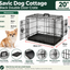 Savic | Dog Cottage | Black Double Door Cage Crate