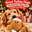 Roast Turkey Plush 🦃 Christmas Dog Toy by Happy Pet