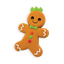Gingerbread Latex 🍭Christmas Dog Toy by Happy Pet