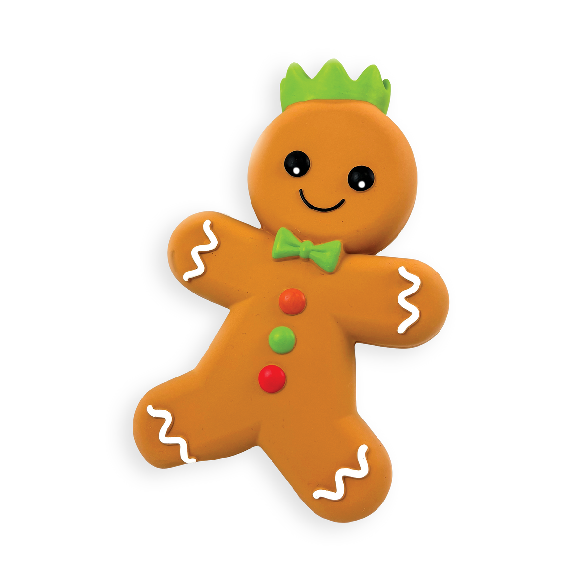 Gingerbread Latex 🍭Christmas Dog Toy by Happy Pet