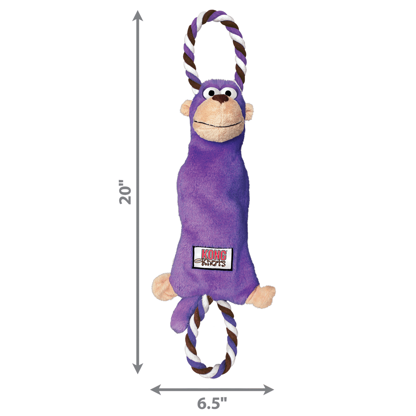 KONG Tugger Knots | Rope & Plush Tug Dog Toy