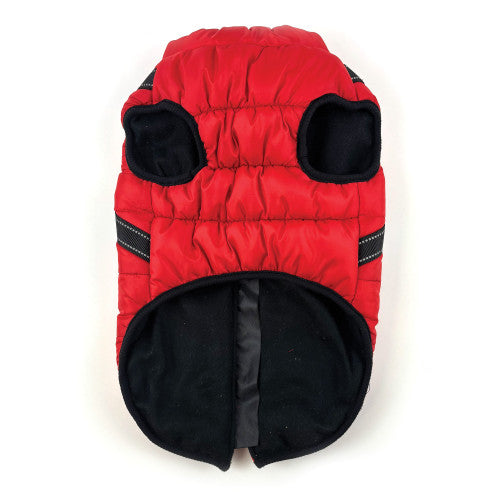 Happy Pet Red Harness Jacket | Warm Dog Coat