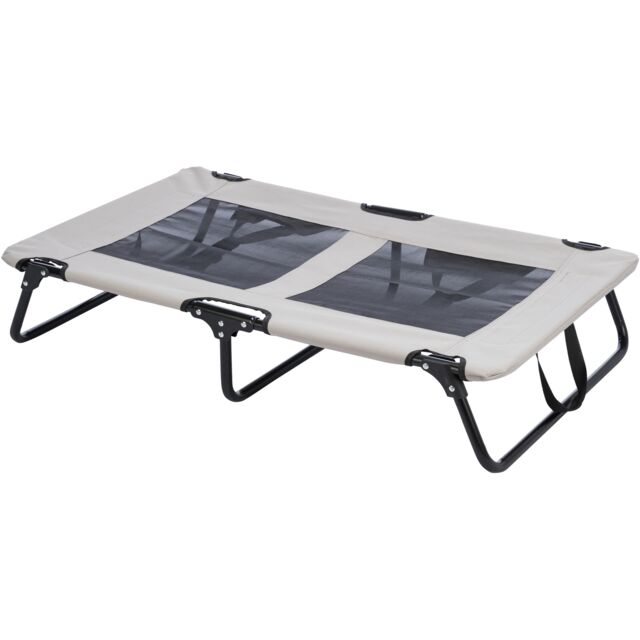 Trixie Dog Lounger STRONG Edition | Raised Cooling Dog Bed with Folding Metal Frame