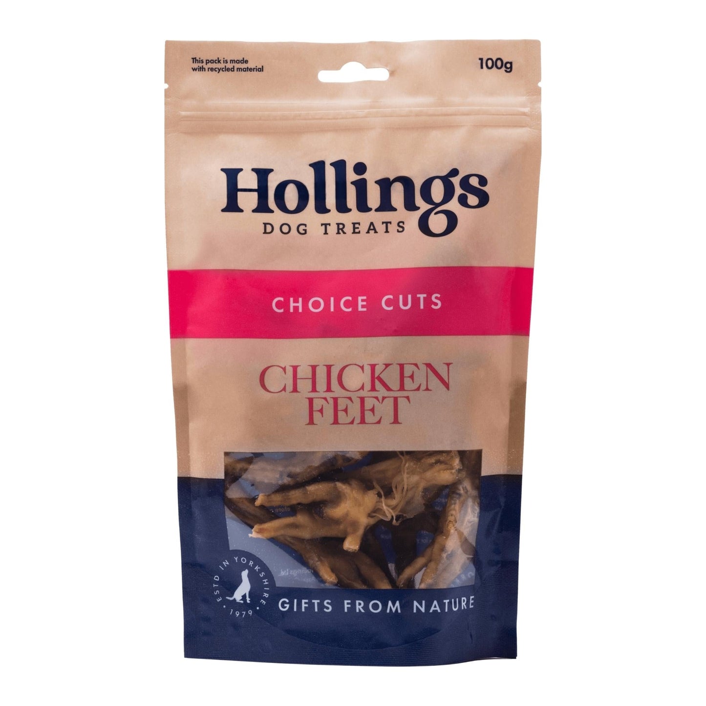 Hollings Chicken Feet for Dogs 🐔 100% Natural Treats