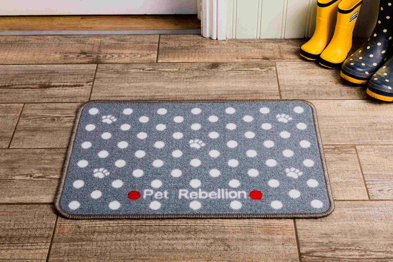 Dinner Mate Absorbent Food & Water Bowl Mat by Pet Rebellion