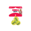 Kong Squeaker tennis balls with packaging on a white background