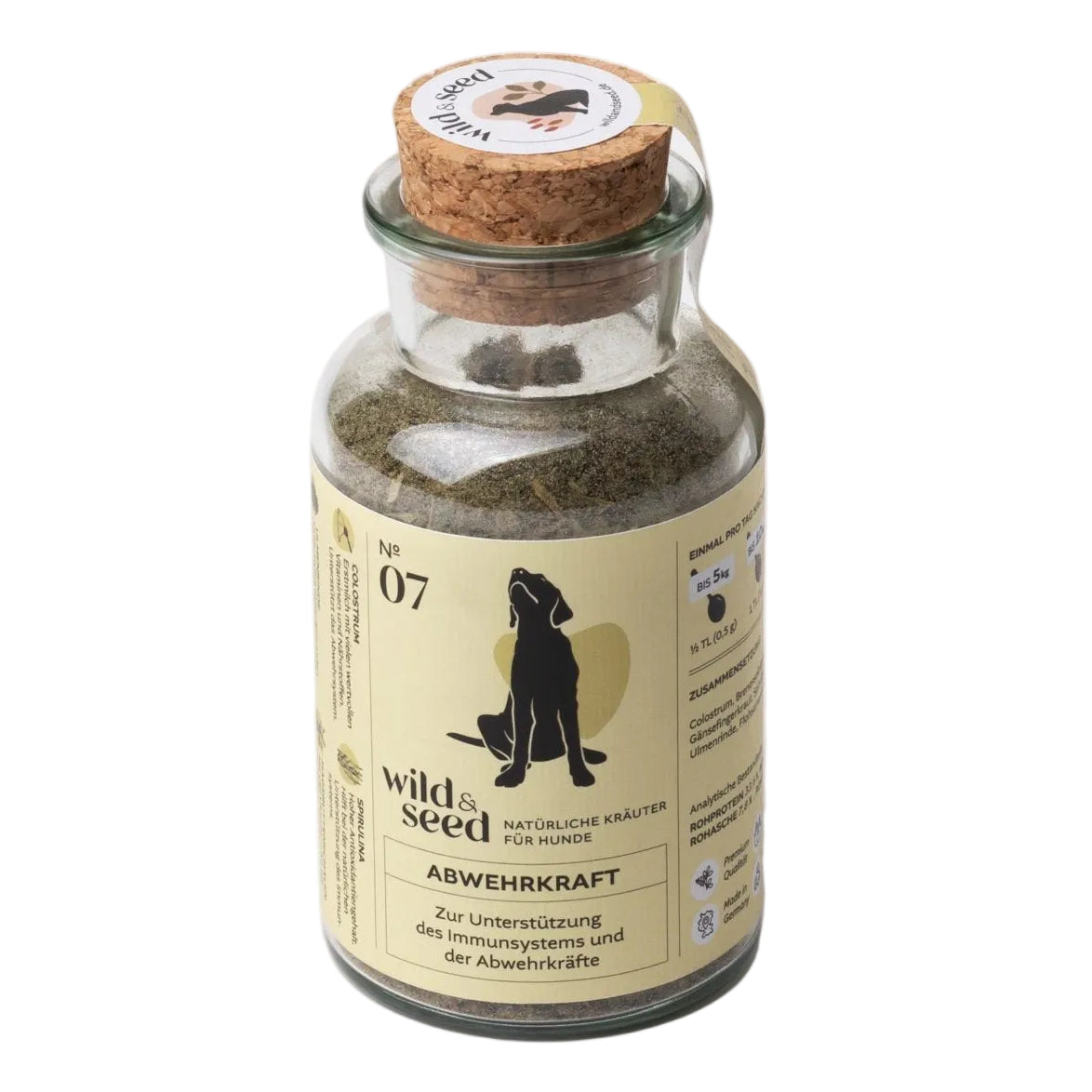 Wild&Seed Herbs No. 7 Abwehrkraft | Natural Immune & Gut Support for Dogs