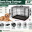 Savic | Dog Cottage | Black Double Door Cage Crate