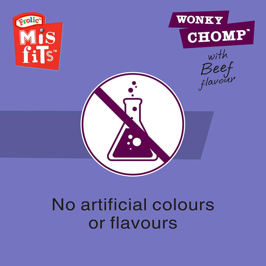 Misfits Wonky Chomp Liver Dog Chew (Medium)