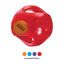 Red KONG dog toy with a smaller toy inside on a white background