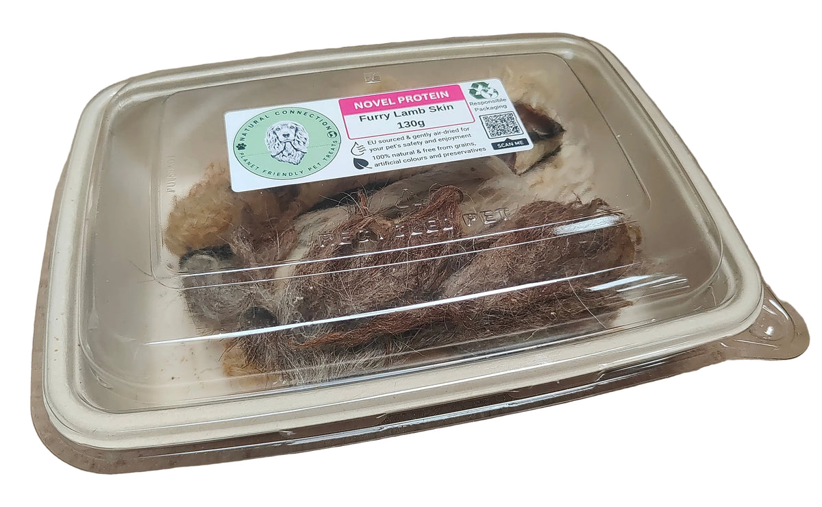 Furry Lamb Skin Sticks | Novel Protein Dog Treat by Natural Connection