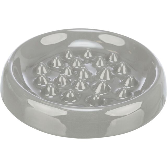 Trixie Slow Feeding Ceramic Bowl Shallow Anti-Gulp Feeder