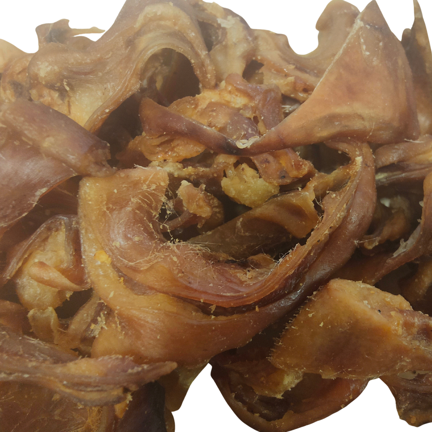 Pig Ear Strips Tasty Dog Chewy Chunks by Natural Connection