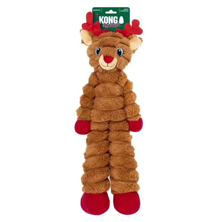 KONG Holiday Shakers Red Reindeer XL 🦌 Christmas Dog Toy