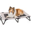 Trixie Dog Lounger STRONG Edition | Raised Cooling Dog Bed with Folding Metal Frame