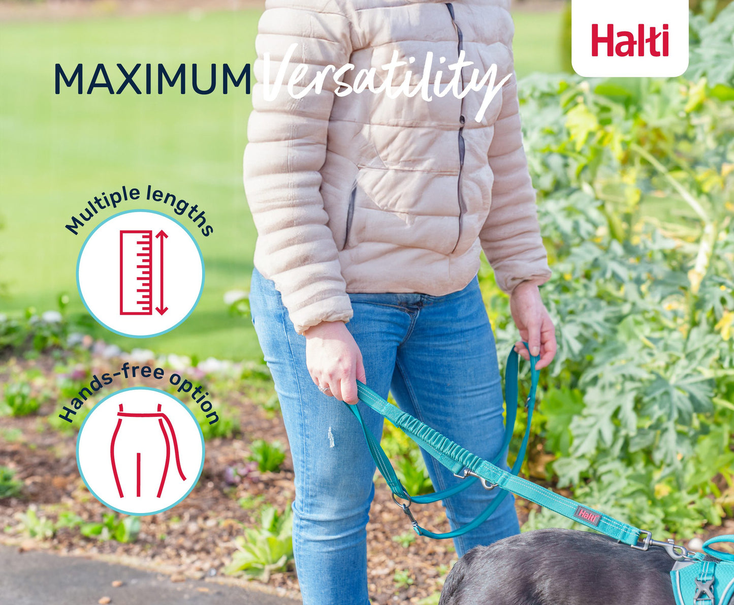 Halti Anatomy Multi Lead | Adjustable, Comfortable & Versatile Dog Walking