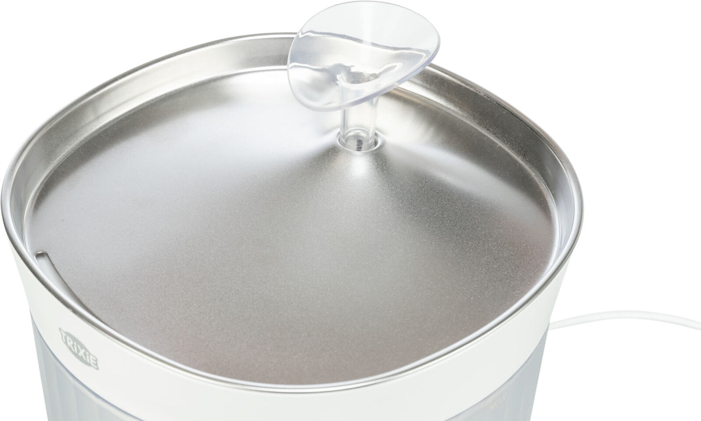 TRIXIE Aqua Clear Dog Drinking Fountain – Stainless Steel Bowl, 2.5L