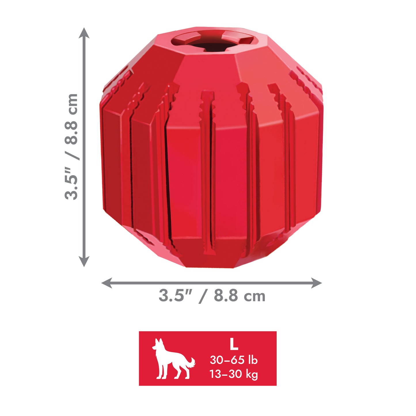 KONG Classic | Activity Stuff-a-Ball | Dog Treat Dispensing Chew Toy