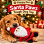 Santa Paws 🧑‍🎄 Tough Dog Christmas Toy by Happy Pet