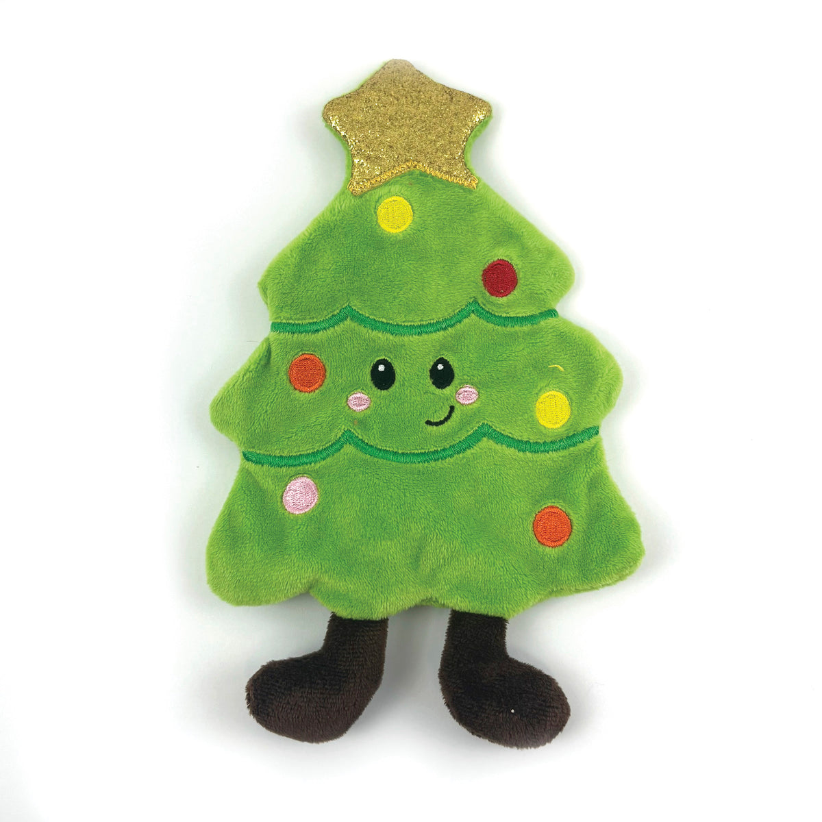 Cooper Christmas Tree 🎄 Unstuffed Crinkle Dog Toy by Happy Pet