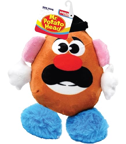 Hasbro | Squeak & Crinkle Dog Toy | Mr Potato Head