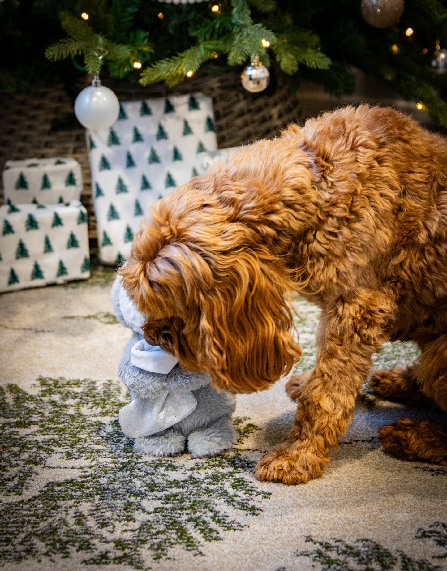 Rosewood Festive Prancer Penguin | Christmas Dog Toy