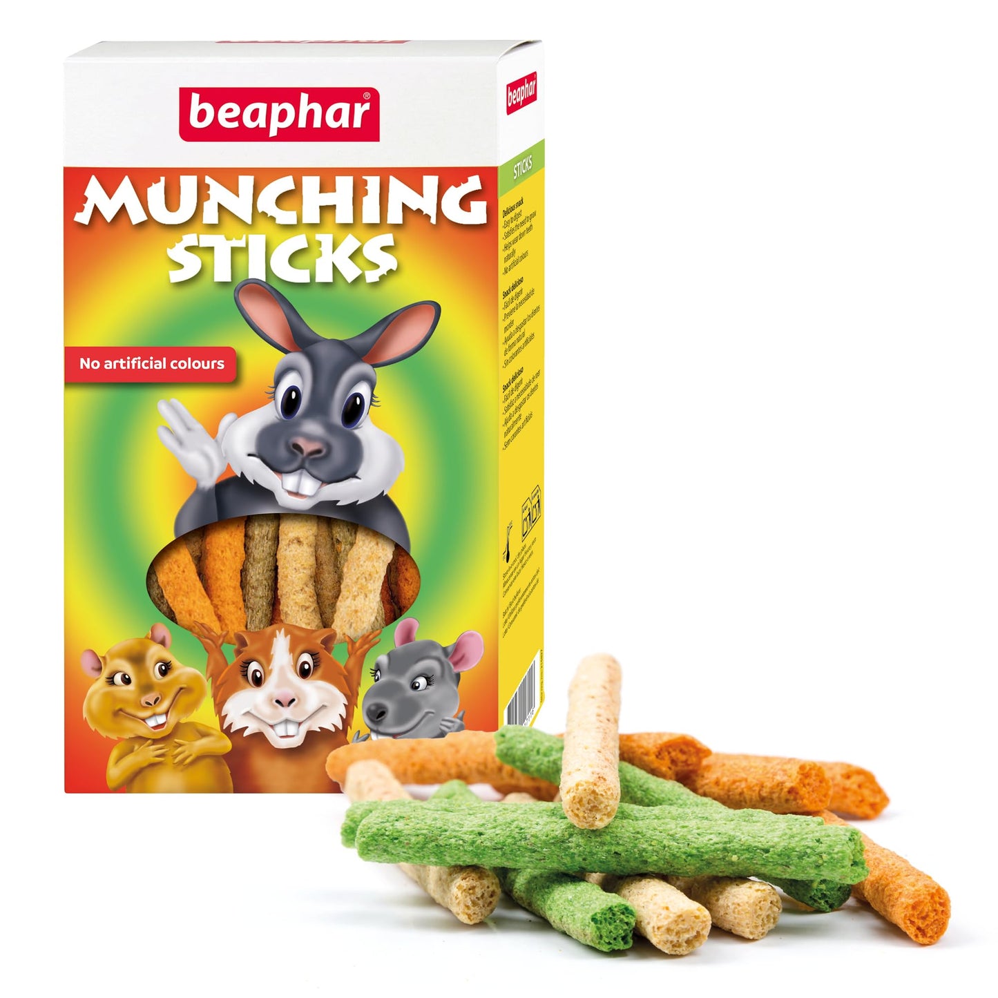 Beaphar Munching Sticks | Natural Small Animal Treats for Rabbits, Guinea Pigs & Rodents