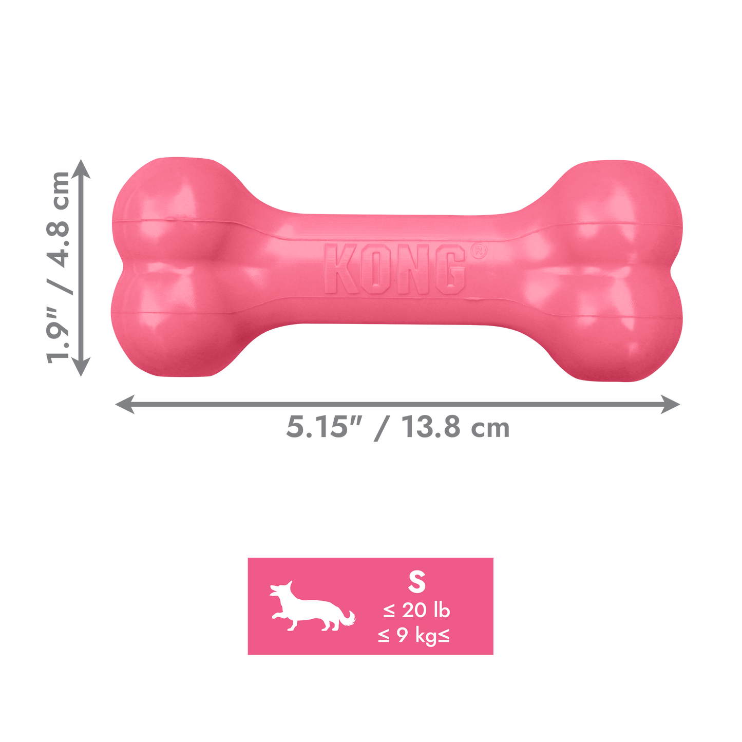KONG Puppy Goodie Bone | Dog Chew Toy for Teething Puppies