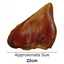 XXL Giant Pig's Ear | High Protein Chewy Dog Treat | Top Quality Pork Snacks by Natural Connection
