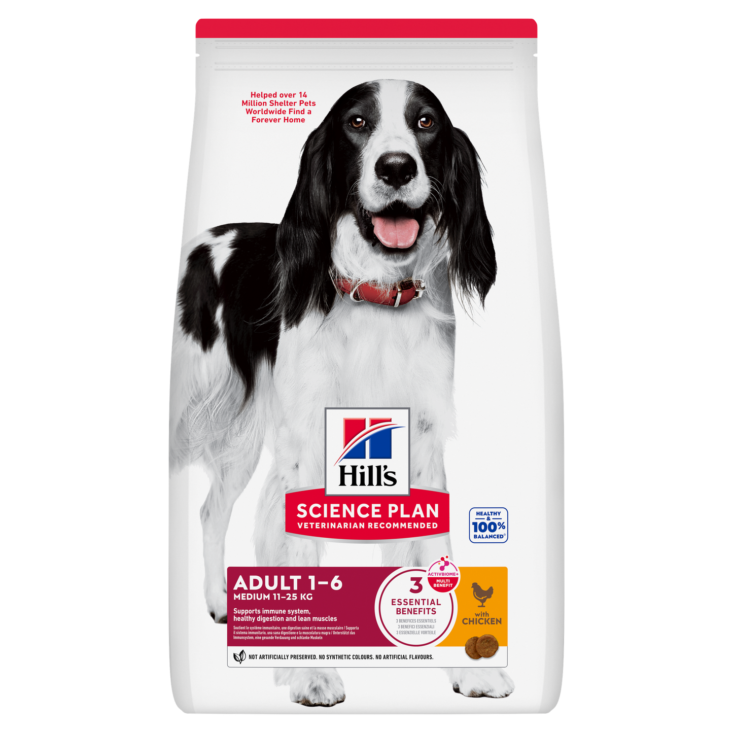 Hill's Science Plan Adult Chicken 🐔 Medium Breed Dry Dog Food