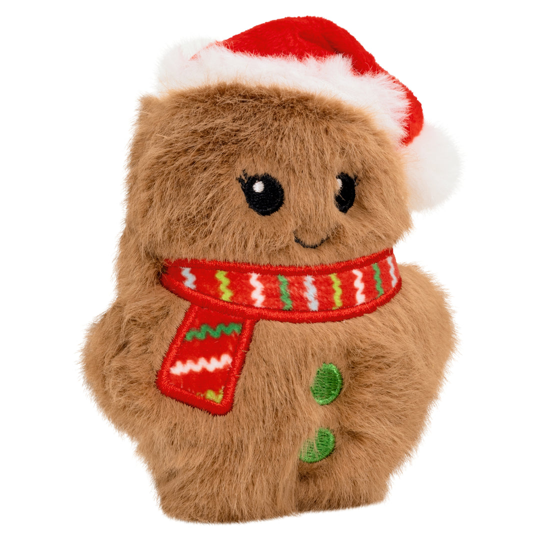 KONG Holiday Snuzzles Mini Santa Gingerbread 🧑‍🎄 Christmas Dog Toy