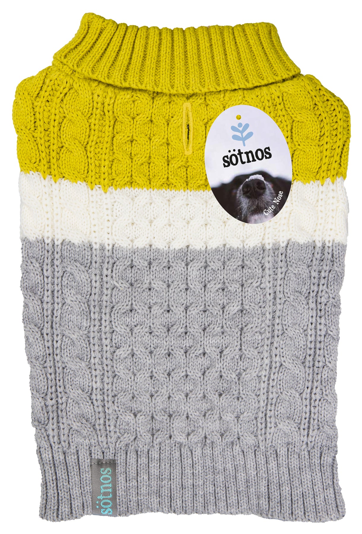Sötnos Colour Block Sweater | Cosy Dog Jumper