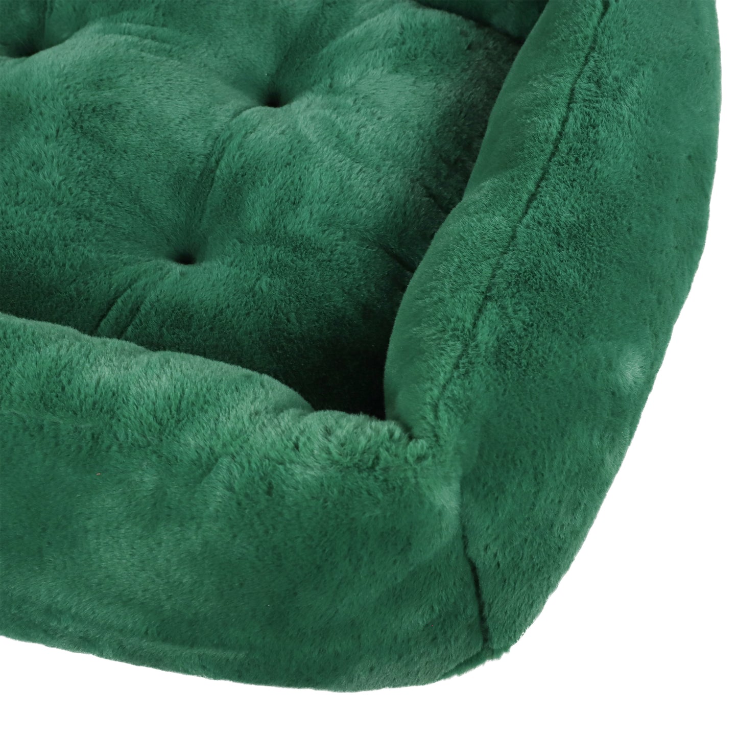Rosewood Green Faux Fur Festive Pet Bed | Dog Christmas Gift