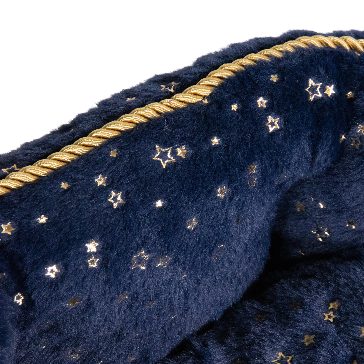 Navy Sparkle Dog Bed 🎄 Christmas Comfort by Cupid & Comet