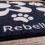 Dinner Mate Absorbent Food & Water Bowl Mat by Pet Rebellion