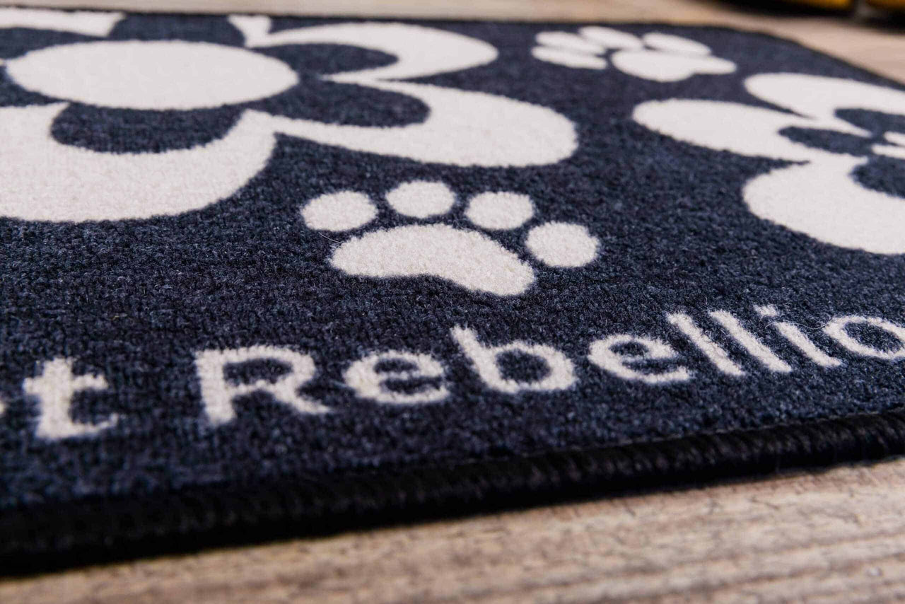 Dinner Mate Absorbent Food & Water Bowl Mat by Pet Rebellion