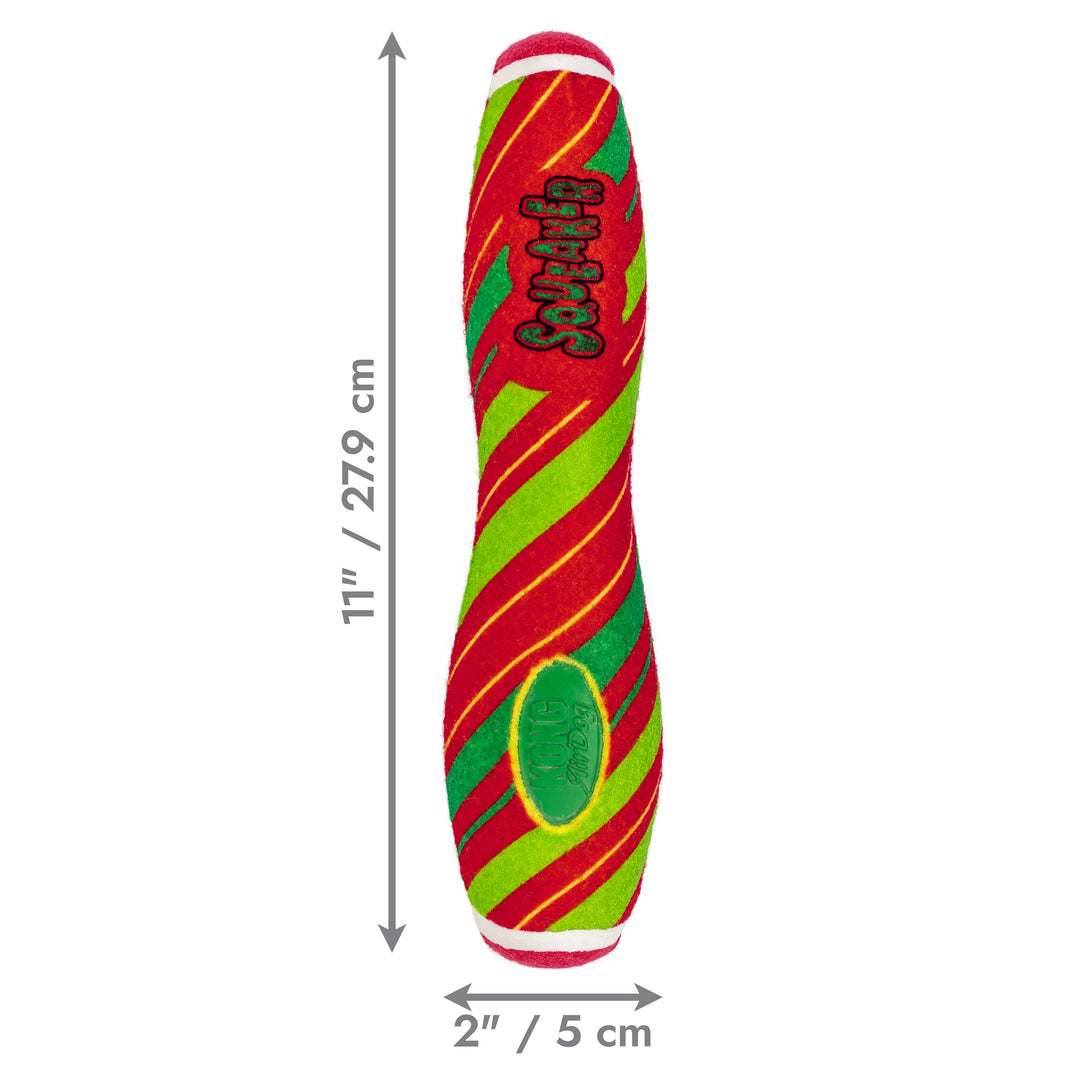 KONG Holiday AirDog Stripe Squeak Stick Large 🎄 Christmas Dog Toy